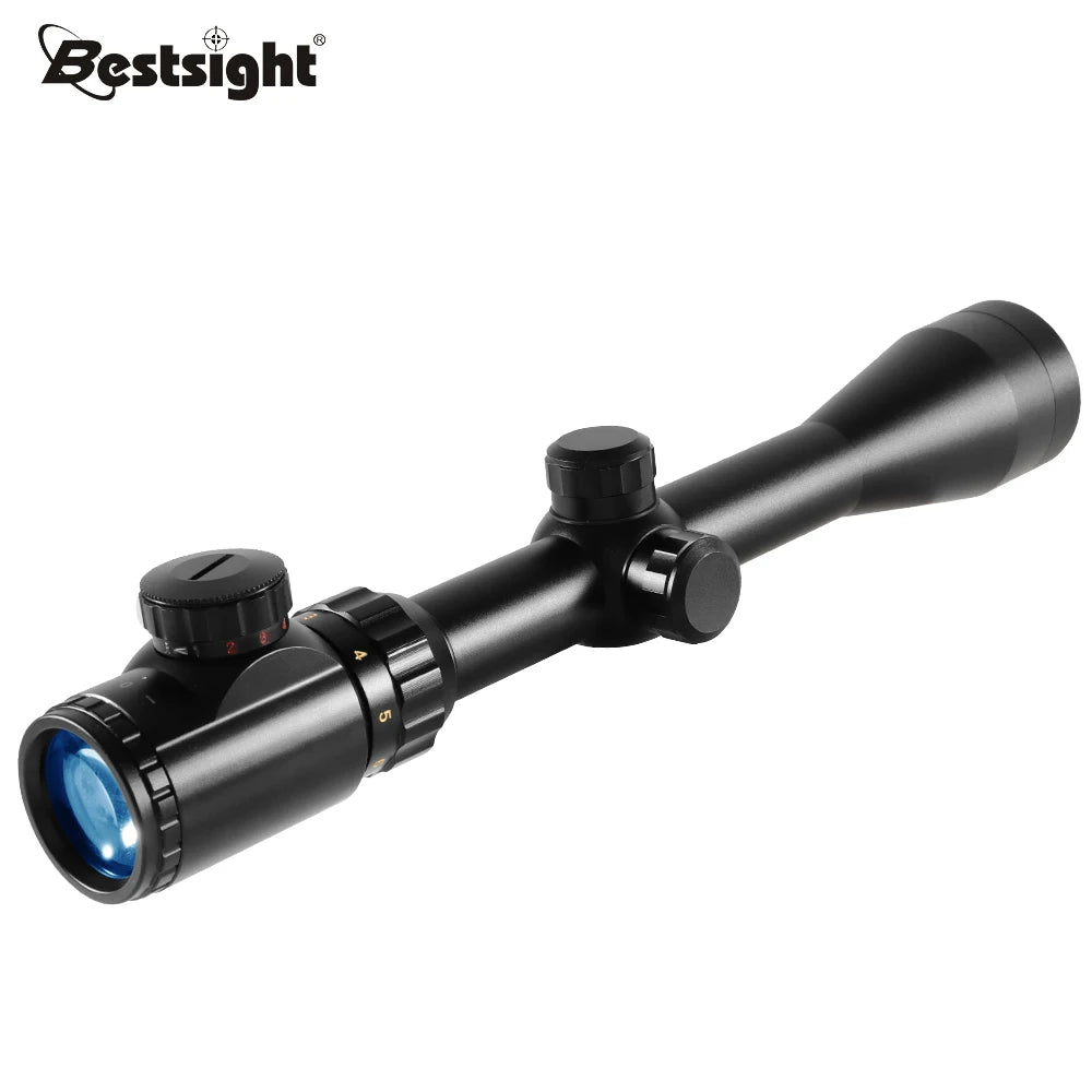 Riflescope 3-9x40 Rifle Scope, Red/Green Illuminated Optical with Mounts, Free Crosshair