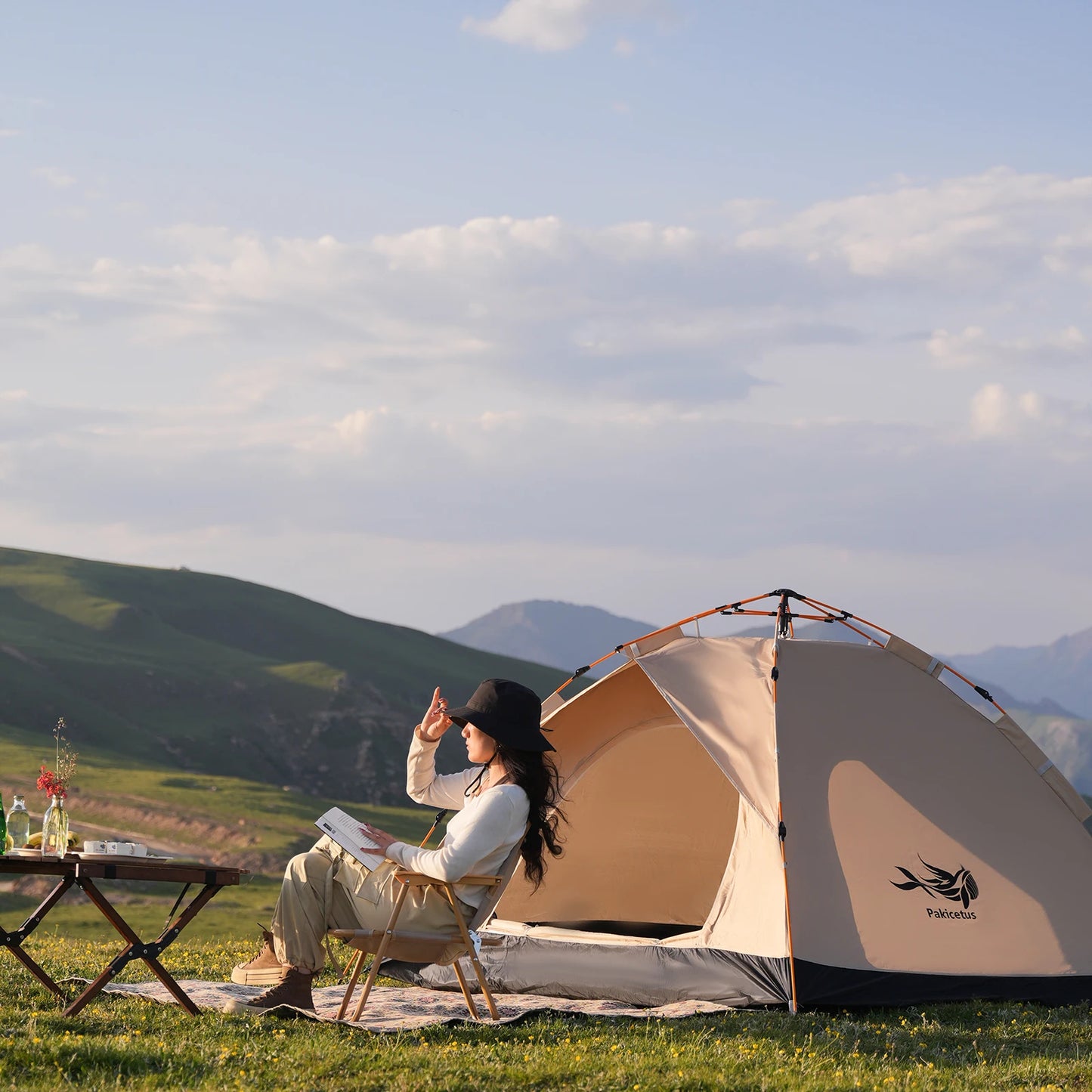 2-4 Person Camping Windproof Tents, Easy To Set Up, lightweight, Suitable For Family Travel, Outdoor Camping