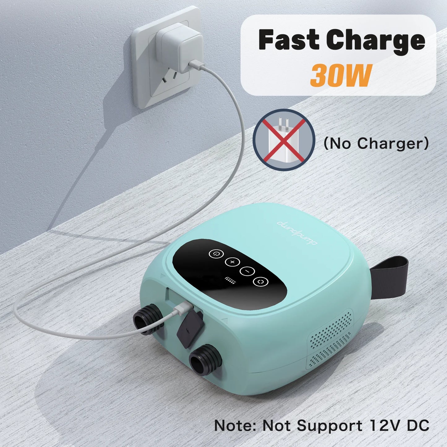 Electric 20 PSI Pump, 38.48Wh Battery, Inflation/Deflation for Kayak, Boat, Stand Up Paddle Board, Air Mattress