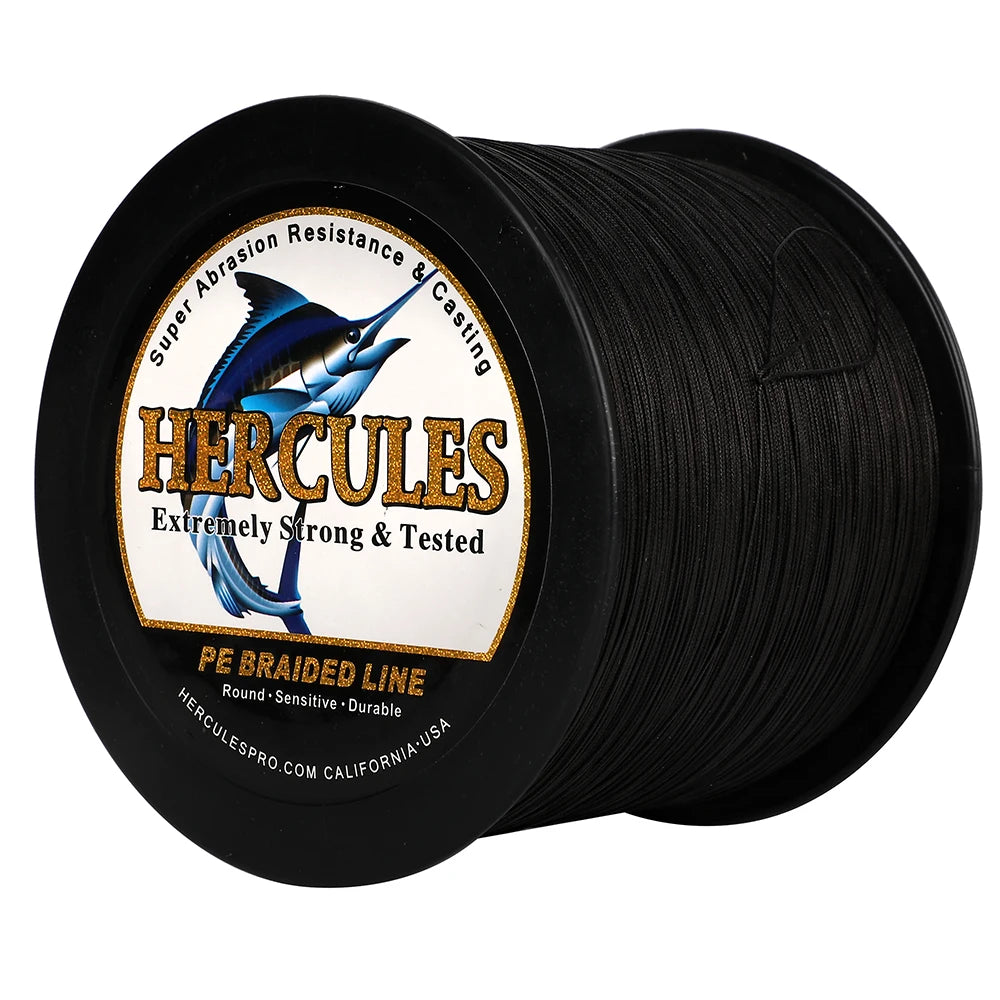 Hercules Braided Multifilament Fishing Line, 4 Strands