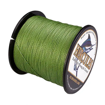 Hercules Braided Fishing Line 4 Strands Multifilament 500m Smooth 6-100LB