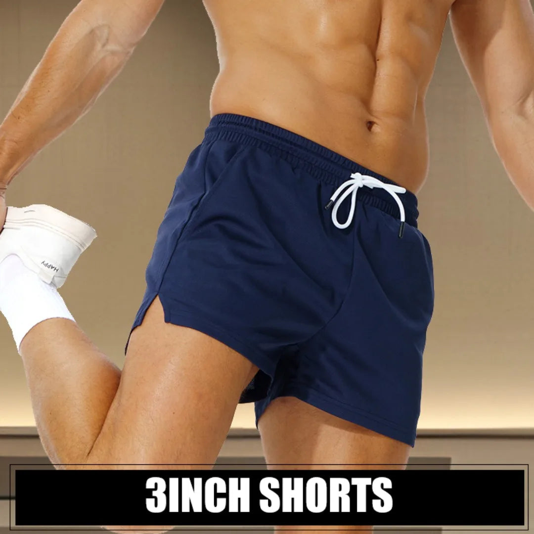 AIMPACT Men's Mesh Lightweight Shorts, Running, Sports, Jogger, with Large Pockets