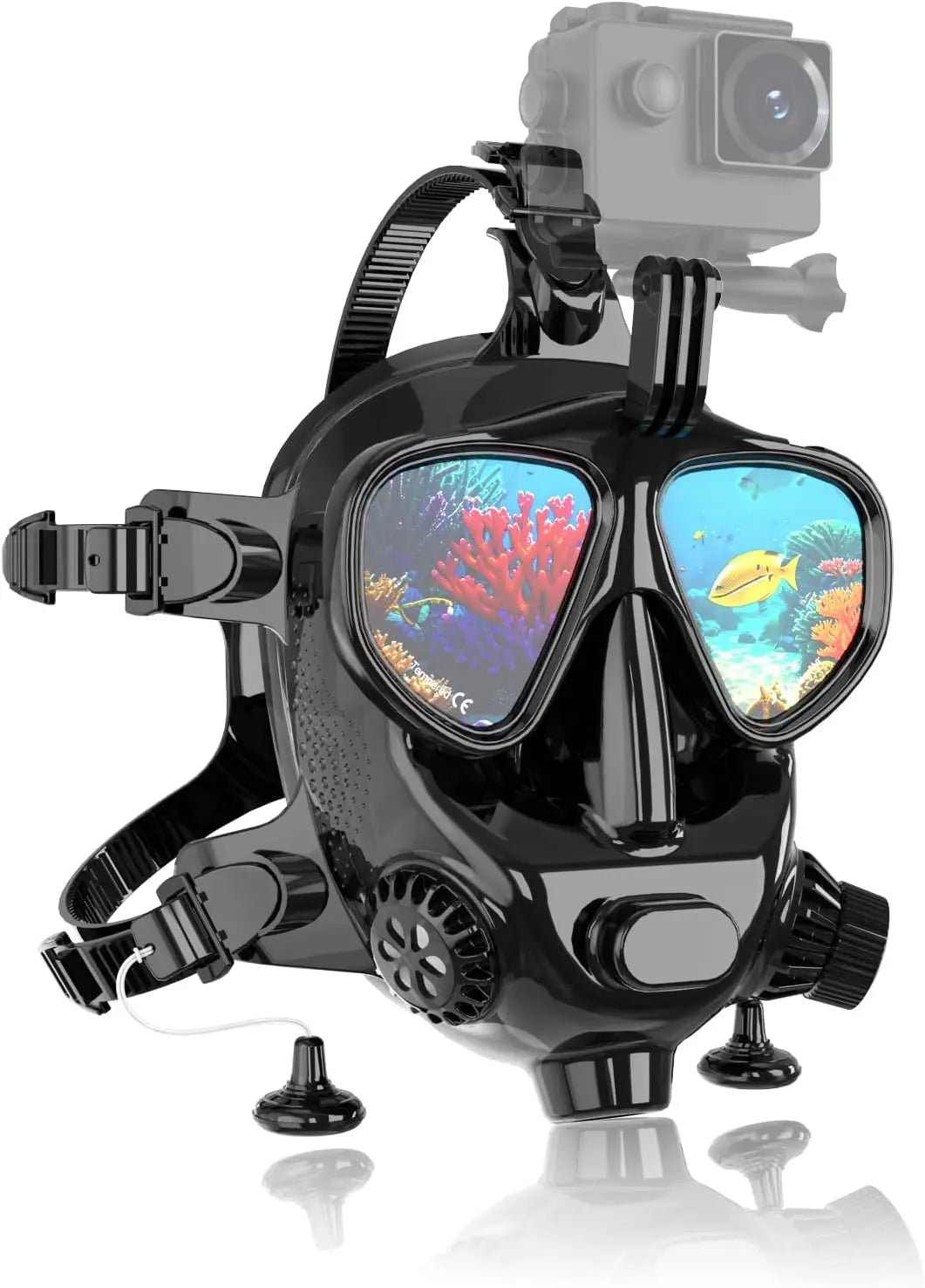 Full Face Dive Mask For Scuba Diving & Snorkeling