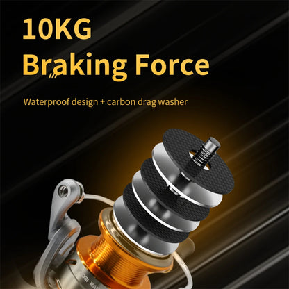 Spinning Fishing Reels Metal Spool Interchangeable Freshwater Saltwater