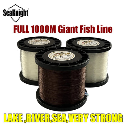SeaKnight Nylon Fishing Line Full 1000 M, High Quality Monofilament 21-45 KG