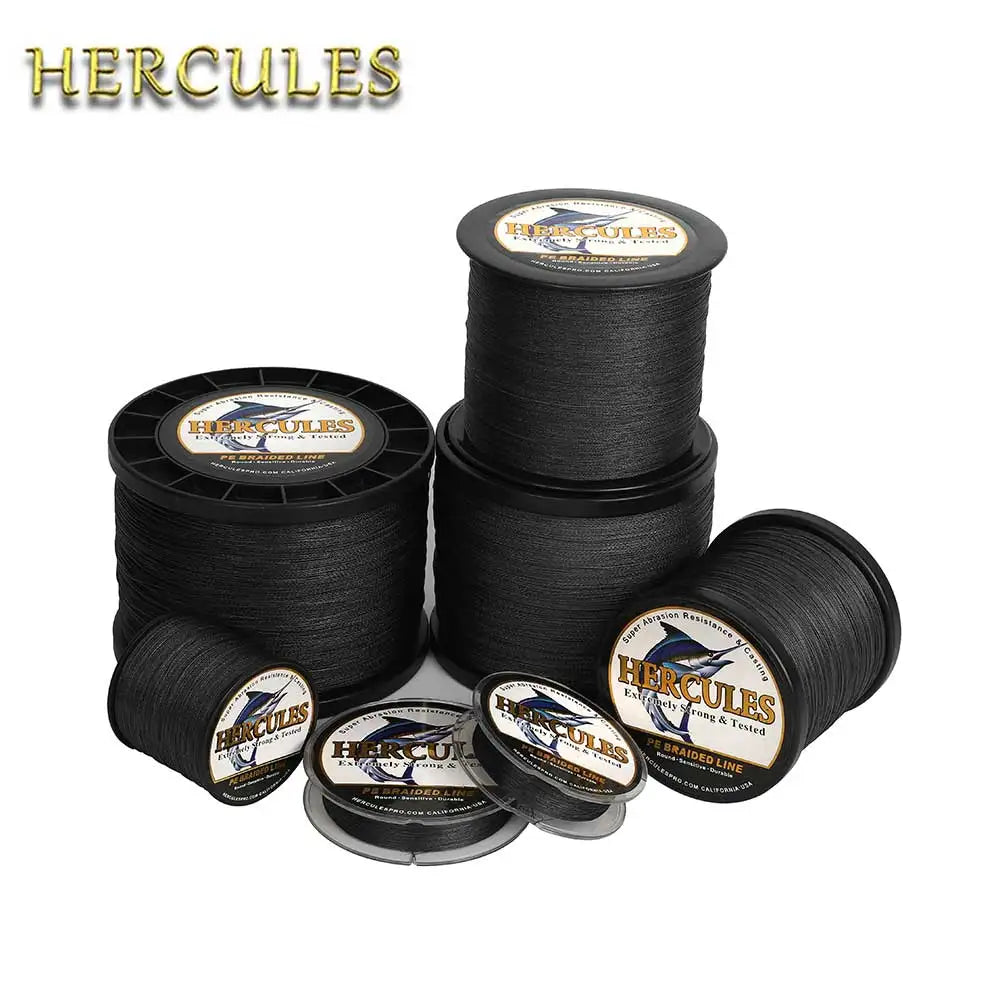 Hercules Braided Multifilament Fishing Line, 4 Strands