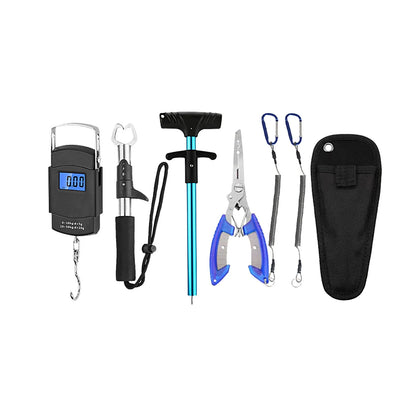 Outdoor Fishing Kit with Multi-tool Pliers, Fish Lip , and Durable Sheath for Anglers of All