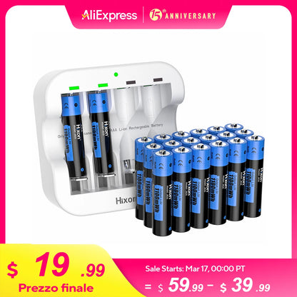 Hixon AAA 1.5V Li-Ion Rechargeable Battery