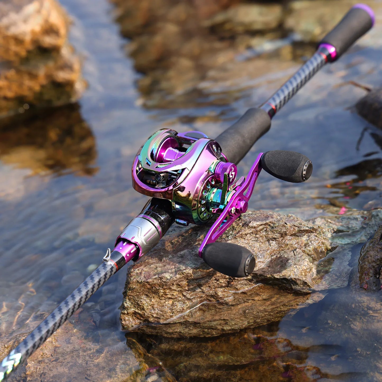 180cm Sectional Fishing Rod, Carbon Fiber
