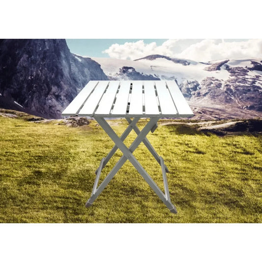 Camping table, silver