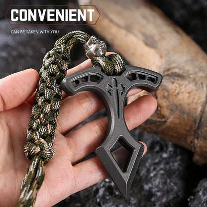 EDC alloy car window breaker, camping portable emergency self-defense