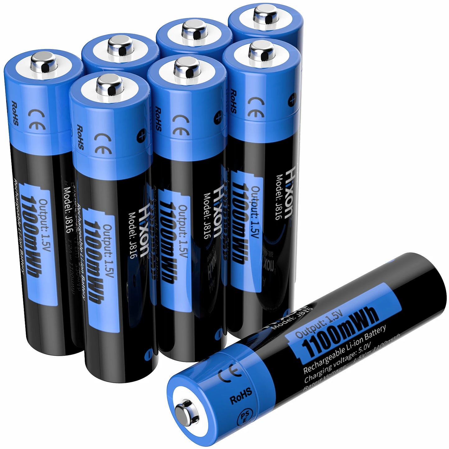 Hixon AAA 1.5V Li-Ion Rechargeable Battery