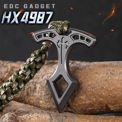 EDC alloy car window breaker, camping portable emergency self-defense