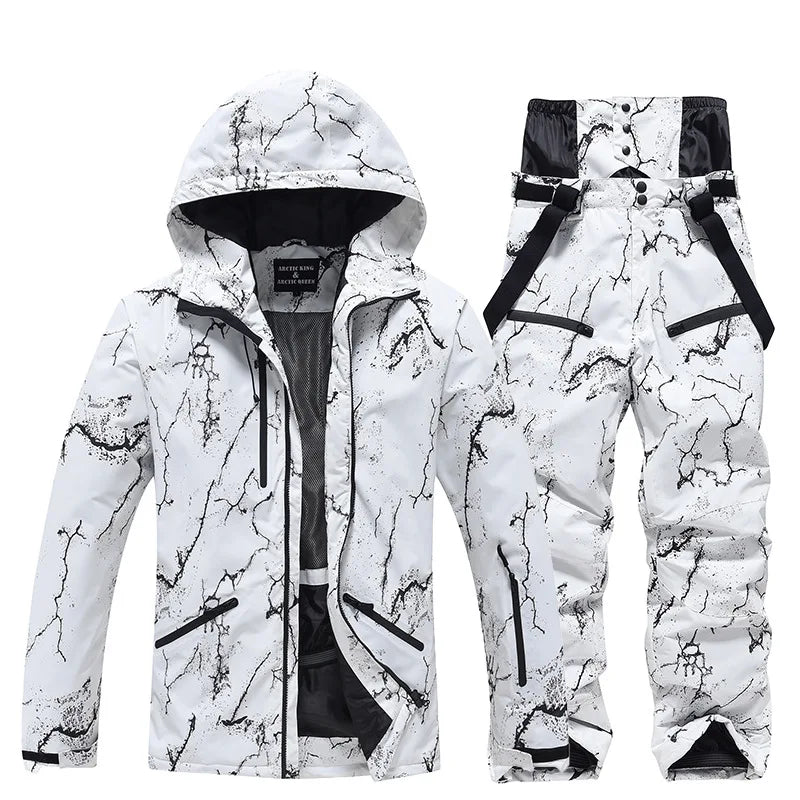 New Fashion, Men's and Women's Two-Piece Snowsuits