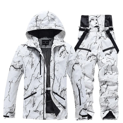 New Fashion, Men's and Women's Two-Piece Snowsuits