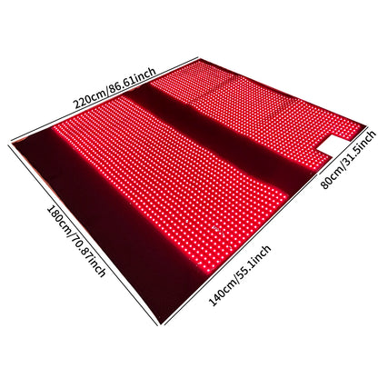 71" Red Light LED Sleeping Bag