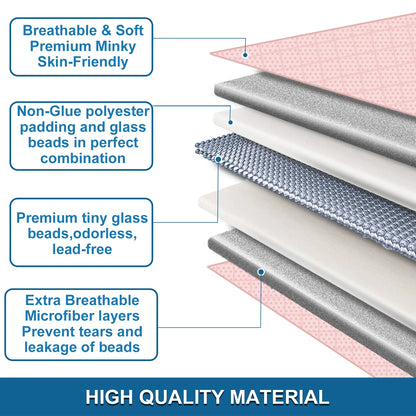 Breathable Soft Weighted Throw Blanket for All Season Single Double Couple Weighted Heavy Blanket