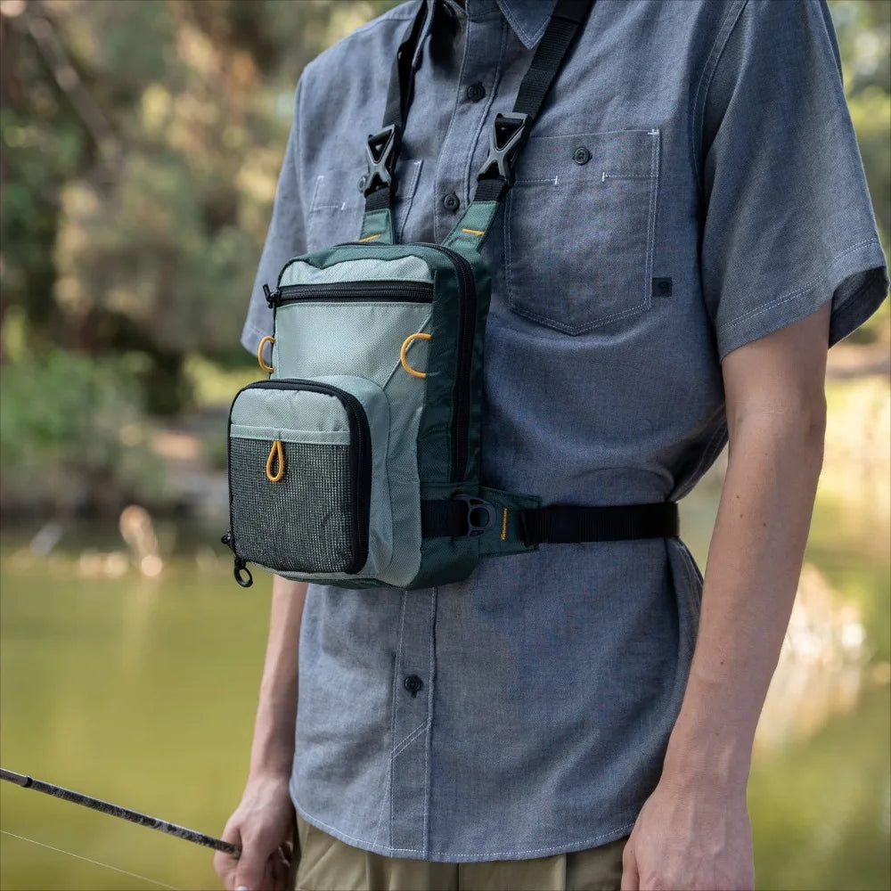 Fly Fishing Gear Chest Bag, Small Soft Surface