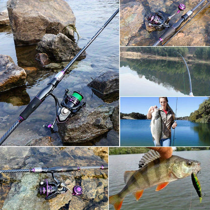 180cm Sectional Fishing Rod, Carbon Fiber