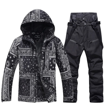 New Fashion, Men's and Women's Two-Piece Snowsuits