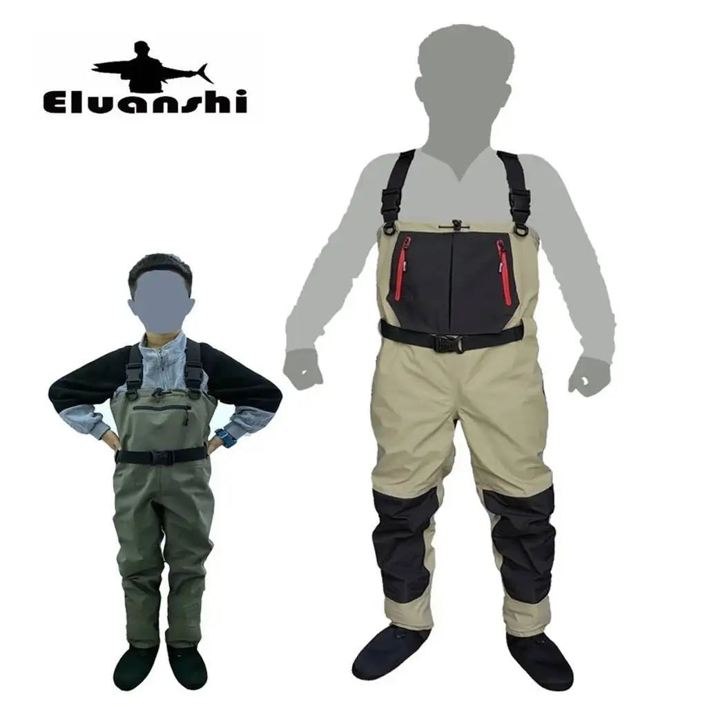 Neoprene Fishing Waders for Children and Adults Rafting Hunting Quick-dry Waterproof