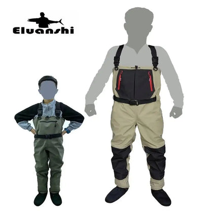 Neoprene Fishing Waders for Children and Adults Rafting Hunting Quick-dry Waterproof
