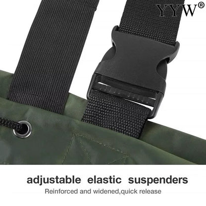 Waterproof Fishing Waders Pants Chest-Length With Boots Durable Breathable Overalls Kit Unisex