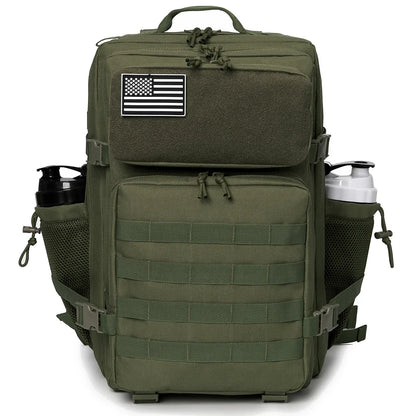 45L Tactical Backpack, Unisex, with Bottle Holder