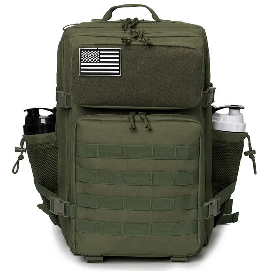 45L Tactical Backpack, Unisex, with Bottle Holder