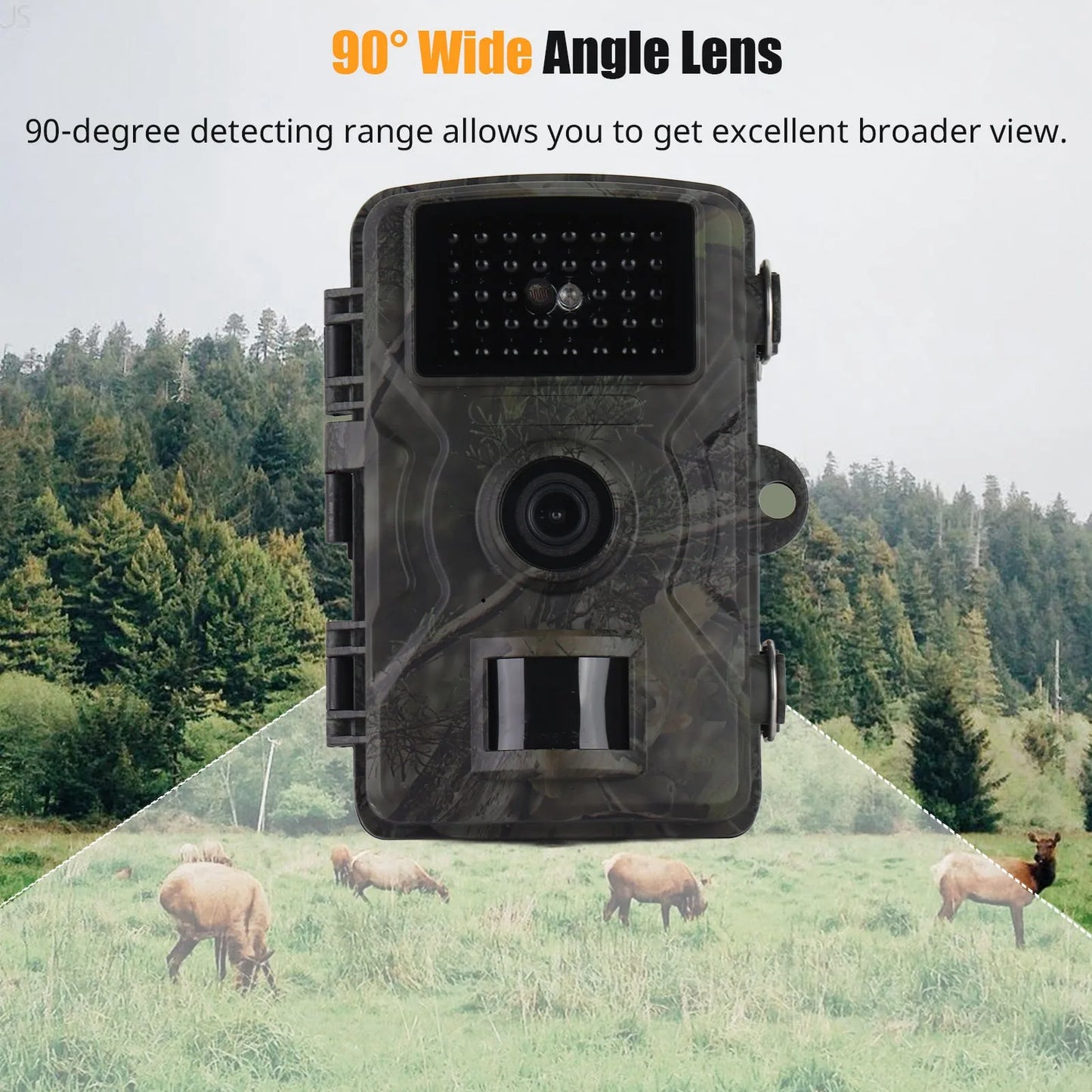 1080P Camera 2.0in LCD 16MP Infrared Night Vision Mobile Monitoring IP66 Waterproof Trail Camera