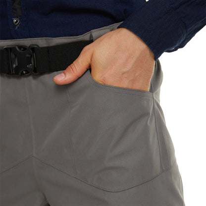 Men's Fishing Wading Pants Three-Layer Waterproof Fabric With Neoprene Socks