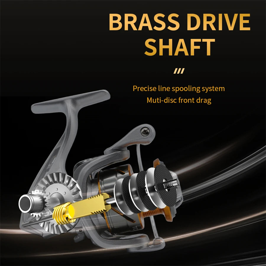 Spinning Fishing Reels Metal Spool Interchangeable Freshwater Saltwater