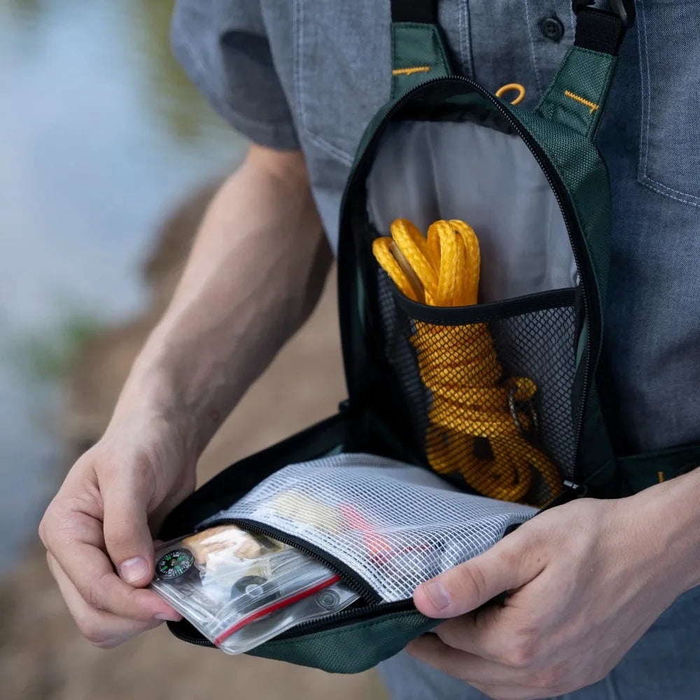 Fly Fishing Gear Chest Bag, Small Soft Surface