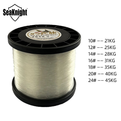 SeaKnight Nylon Fishing Line Full 1000 M, High Quality Monofilament 21-45 KG